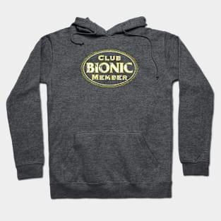 Bionic Club Member in Yellow and White/Distressed Hoodie